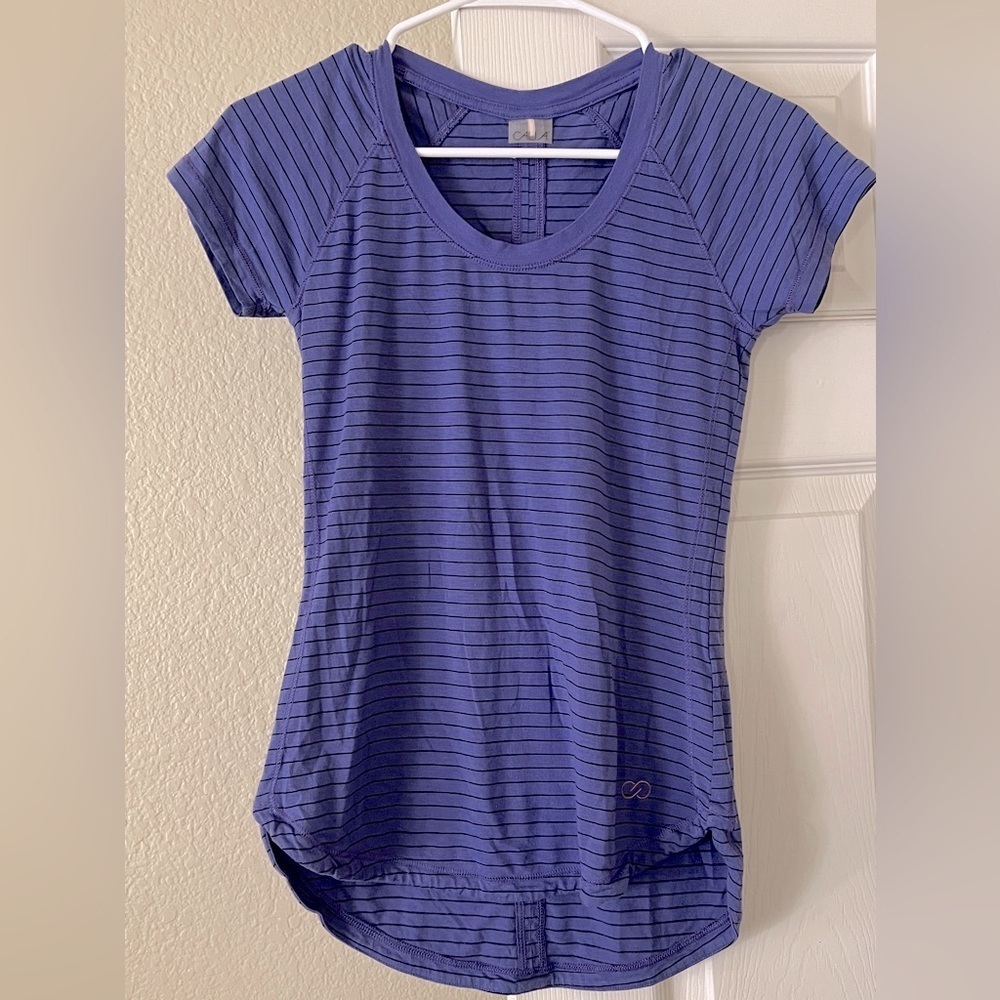 Calia high low scoop neck top